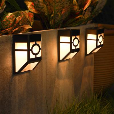 China Hot Sales Garden Night Lights Wall Fence Solar Post Lights Outside Led Wall Light For Garden for sale