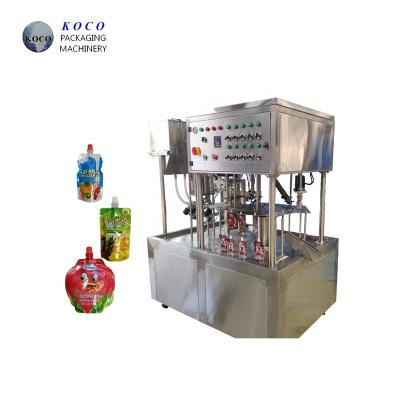 China KOCO Beverage Preformed Bag Filling Machine Filling of Various Bagged Products for sale