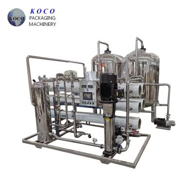 China Pure Water Processing 10T Every Hour RO Water Treatment Equipment / Water Purify Machinery For Pure / Mineral Water Bottling Plant for sale