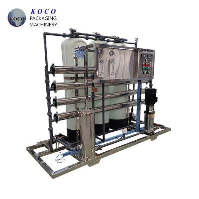 China Pure water treating KOCO 2T industrial precision filter/domestic water purification machine/borehole water treatment for sale