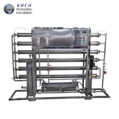 China Pure Water Treating Industrial KOCO 3T RO Water Desalter / Sachet Water Treatment Machine / Pure Drinking Water System for sale