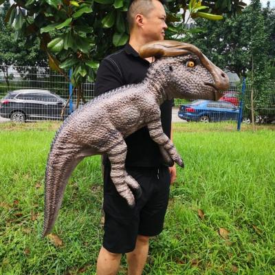 China Museums Props Dinosaur Hand Puppet Life Size Animatronic Dinosaurs for sale