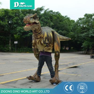 China 3d Costumes Professional Movie Halloween Supply Museum Factory Adult Realistic Dinosaur Costume for sale