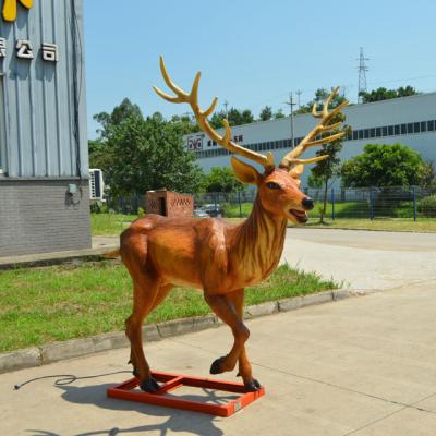 China Museum Christmas Decoration Live-Size Animation Reindeer for sale