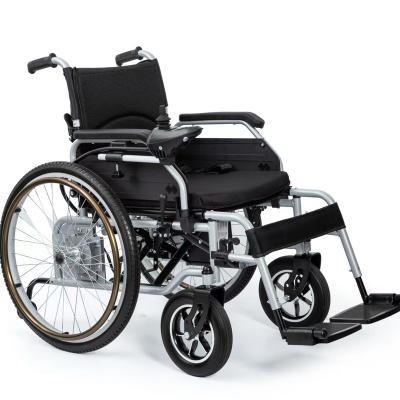 中国 Aluminum Alloy Disabled Frame Foldable Wheelchairs With Steel Frame Remote Control Lightweight Wheelchair ZW-300B 販売のため