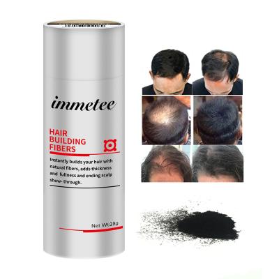 China Hair-Repairing Immetee Hair Building Fibers Private Label Brand Hair Thickening Powder Fiber For Hair Treatment for sale