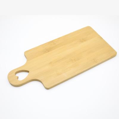 China Sustainable High Quality Bamboo Cheese Cutting Board / Chopper With Handle for sale