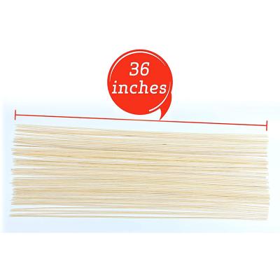 China Non Stick Economical Custom Design Knotted Sticks Bamboo Teppo Skewer for sale