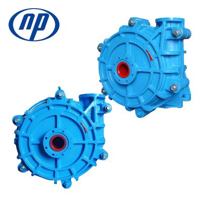 China Naipu 75ZJH Anti-abrasive Strong Wear Proof High Chrome Cast Clay Slurry Pump for sale