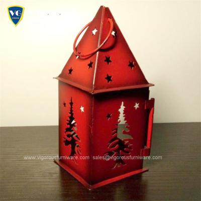 China Home Decoration Christmas Candle Holders Vintage Decorative Christmas Candles Stand for sale