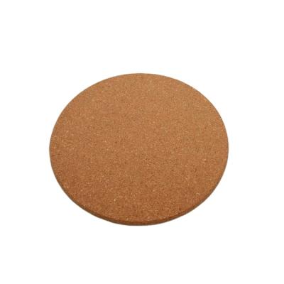 China Sustainable Single Round Coasters Cork For Coasters for sale