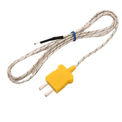 China O Pin liso branco 1m K do fio 200C datilografa a Mini Connector Thermocouple 0.4mm à venda