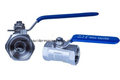 China Industrial Instrument Manifold Valve 800psi 1PC Floating Ball Valve Standard Port for sale