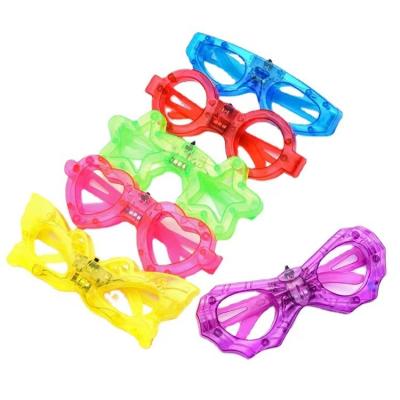 China Flashing Led Toys Six lights Neon EL Wire LED Flashing Glasses Concert Party Glasses for sale