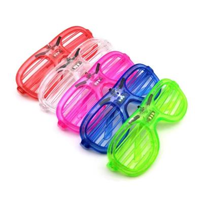 China Flashing Led Toys 6 color neon light party supplies Children adult luminous glasses Birthday wedding party carnival for sale