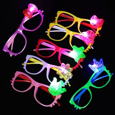 China Flashing Led Toys Light-up Glasses Bar Holiday Christmas Party Supplies Flashing Glasses Children's Toys for sale