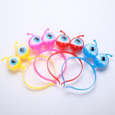 China Light-up Toys 2021 latest style big eyes headband halloween funny props bar party carnival decoration toys for sale