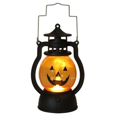 China Flashing Led Module New Halloween Decoration Pumpkin Witch Retro Horror Props LED Luminous Candles Halloween Lights for sale