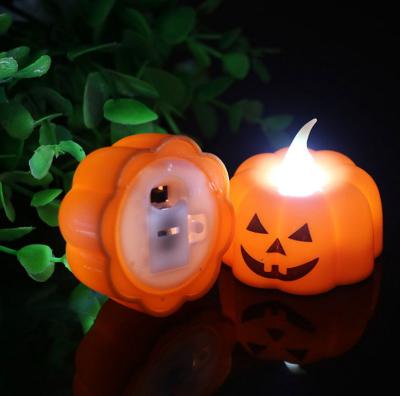 China LED Light-up Toys Creative Halloween Candle Light Scene Night Light Party LED Pumpkin Decoration Props for sale