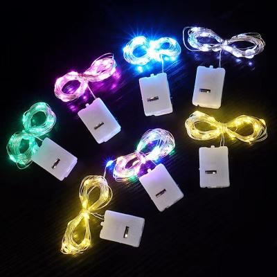 China Wedding Birthday Party Gift Christmas Customizable length LED battery light string 3 mode fairy copper wire lamp indoor and outdoor decorative lamp for sale