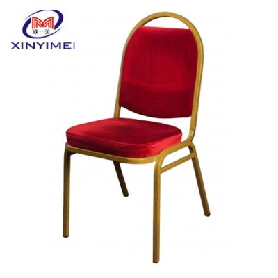 China Hotsale modern stackable cheap aluminum banquet chair for sale