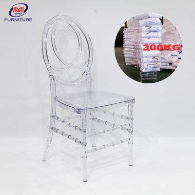 China Morden Resin Phoenix Traditional Elegant Wedding Transparent Chair For Events for sale