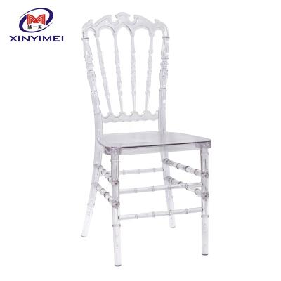 China Morden Napoleon Modern Transparent Acrylic Chair For Restaurant for sale