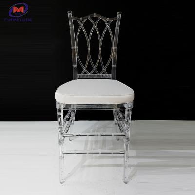 China Good traditional design transparent resin chiavari chair for party for sale