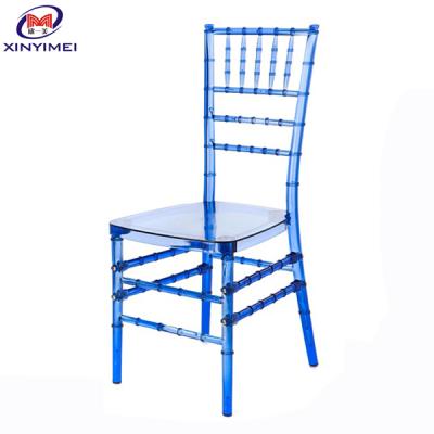 China Modern brand new crystal resin stacking chiavari chair for sale