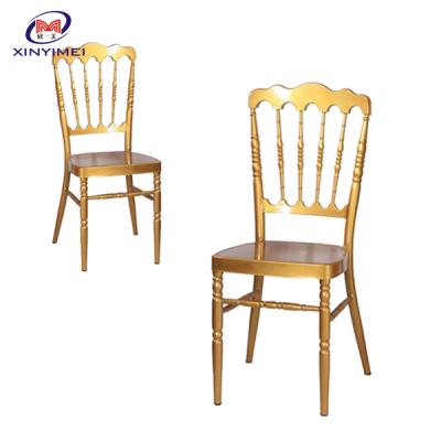 China Modern Cheap Stacking Aluminum Napoleon Chair For Sale for sale