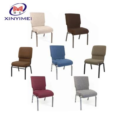 China Used Modern Wholesale Lightweight Stacking Padded Church Chair for sale