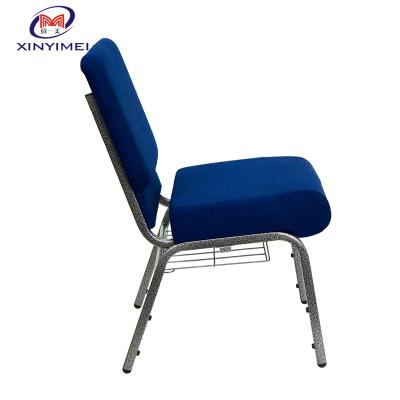 China Commercial Furniture ISO9001 Certificate Cheap Stacking Upholstered Chair For Church Used for sale