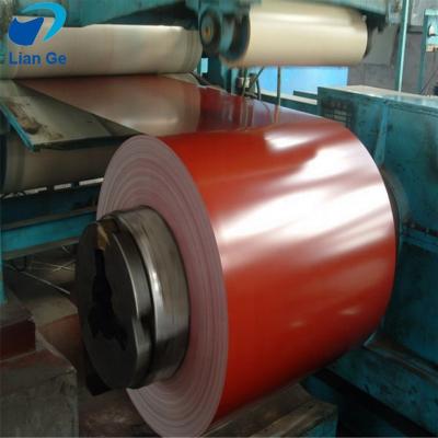 China Preparing pipes LianGe ppgi ppgl galvanized galvalume coils color coated steel coil ral9002/9006 for sale