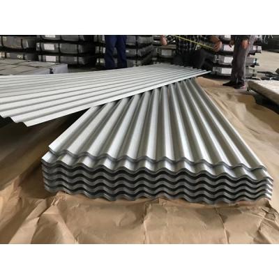 China LianGe PPGL PPGI color coated galvanized corrugated zinc metal roofing sheet plate. Reel Te koop