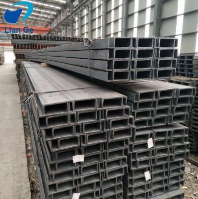 China Wall Construction LianGe A572 A588 HSLA Steel Channel Primed or Black Low Alloy Steel Channel for sale