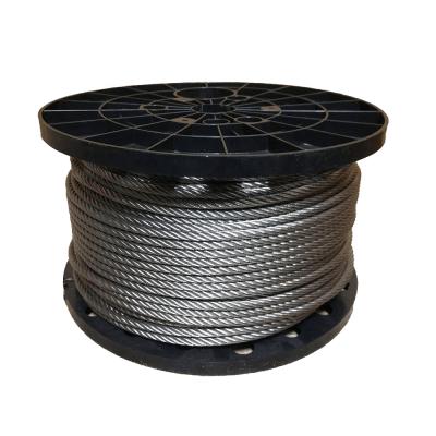 China Liange Wire SS 410 Stainless Steel Cable Wire Rope 12mm Fencing Wire en venta