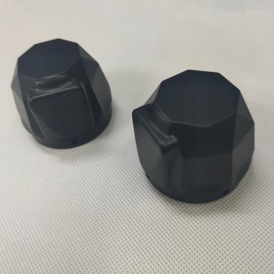 China ABS CNC Spray Plastic Case Silicone Mold Vacuum Casting Aluminum Parts Painted Black Prototype for sale