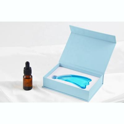 China New Design Anti-Puffiness Cryo Facial Globe Gel Guasha Cooling Glass Cold Lift Reduce Puff Up Beauty Gel Guasha Ice for sale