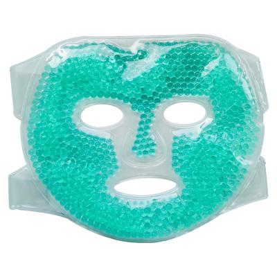 China Nourishing Gel Hot and Cold Bead Therapy Full Face Mask Ice Face Shield for Migraine Headache, Relaxation Reduces Eye Puffiness for sale