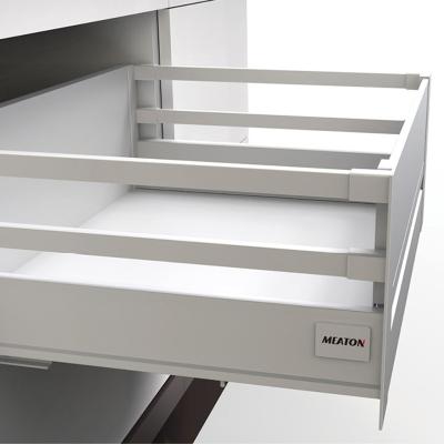 China Modern Meaton Hot Sale! ! ! Interior Cabinet hardware box with front panel tandom box two side square drawer railings and box for sale