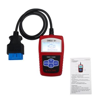 China Leitor de código DIY do carro VXSCAN S1 EOBD OBDII com multi línguas à venda