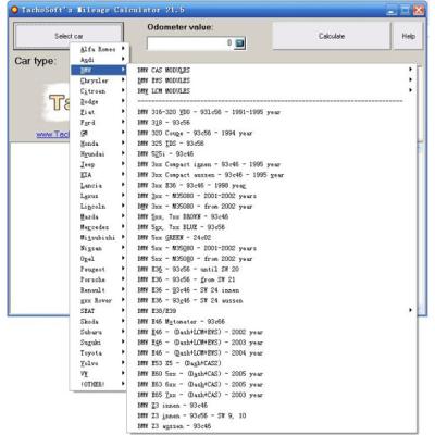 China TachoSofts Kilometer-Taschenrechner Automobil-CD DiagnosticSoftware V21.5 zu verkaufen