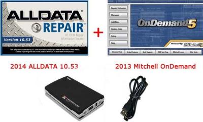 China Mitchell 2014 ALLDATA 10,53 selbstbewegende Diagnose-Software und 2013 OnDemand 2 IN 1 zu verkaufen