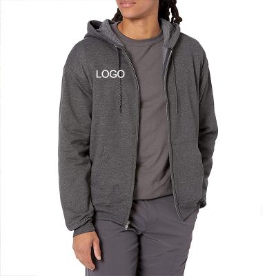 China LOGO Hoodie Men Custom Fashion High Quality Cotton Breathable Streetwear Full-zip 100% Oversized Hoodie for sale