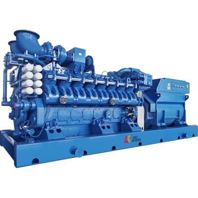 China Yuchai 2MW gerador de gás natural 10.5KV 50Hz silêncio tipo gerador de diesel à venda