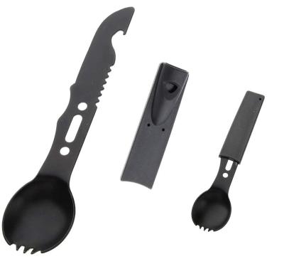 China Outdoor Camping / Hiking 7 In 1 Outdoor Camping Spoon Multifunctional Picnic Knife Spork for sale