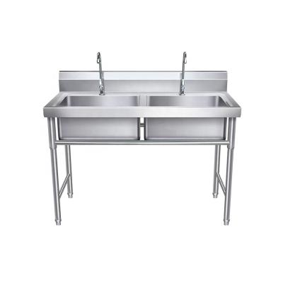 China Restaurant Boxing Product Commercial Kitchen Equipment 304 201 Stainless Steel Sink For Vegetable Washing Sink for sale