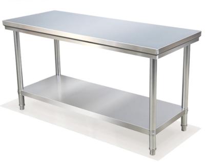 China Kitchen Factory Direct Sale 201 Work Table 304 Stainless Steel Worktable Commercial Kitchen Prep Table for sale