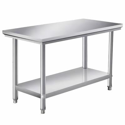 China Round Professional Supplier Small Kitchen Table Kitchen Utility Table Kitchen Stainless Steel Sink Work Table for sale