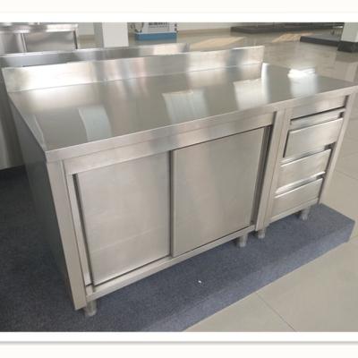 China 0.8/1.0/1.2mm Most Popular Work Table Kitchen Work Table Stainless Steel Kitchen Work Table for sale